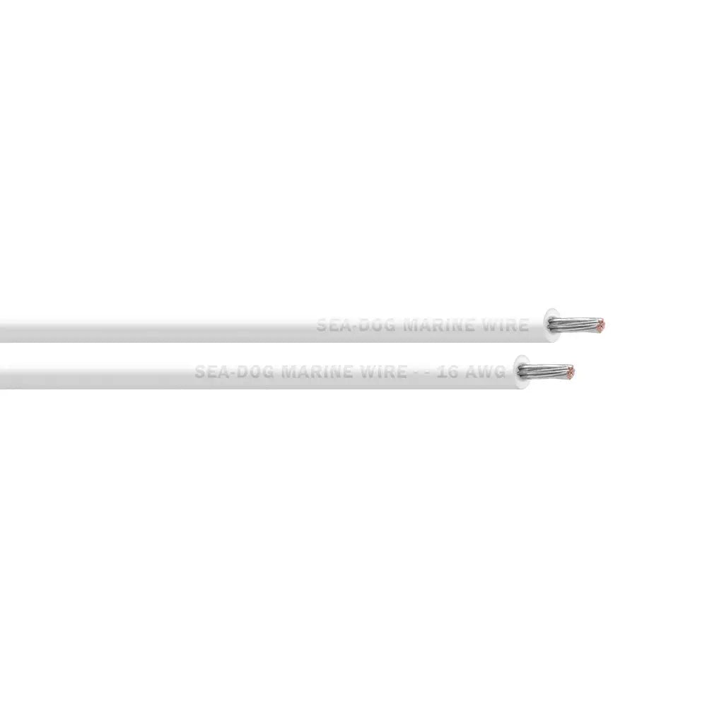 Sea-Dog 16 AWG White Primary Marine Wire - 250 Feet for Reliable Marine Electrical Connections