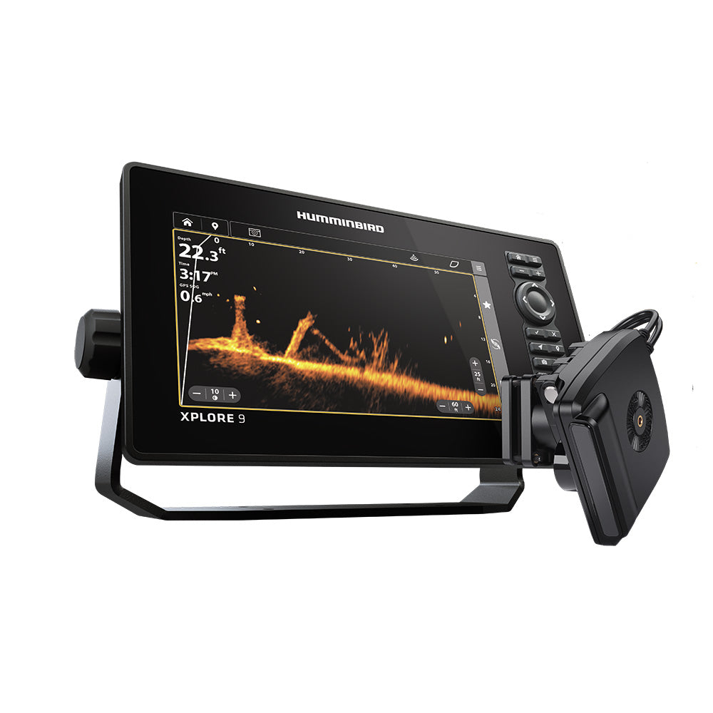 Humminbird XPLORE 9 CMSI+ Mega Live 2 Bundle with Transom Mount Transducer