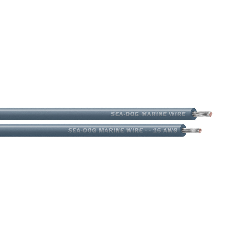 Sea-Dog 8016132 16 AWG Light Blue Tinned Copper Primary Marine Wire, 100 ft