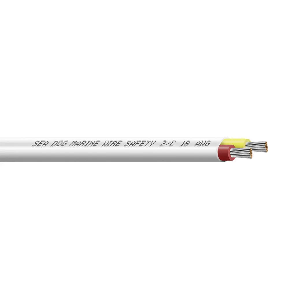 Sea-Dog 16/2 AWG Flat Duplex Safety Wire Red/Yellow - 250 Feet