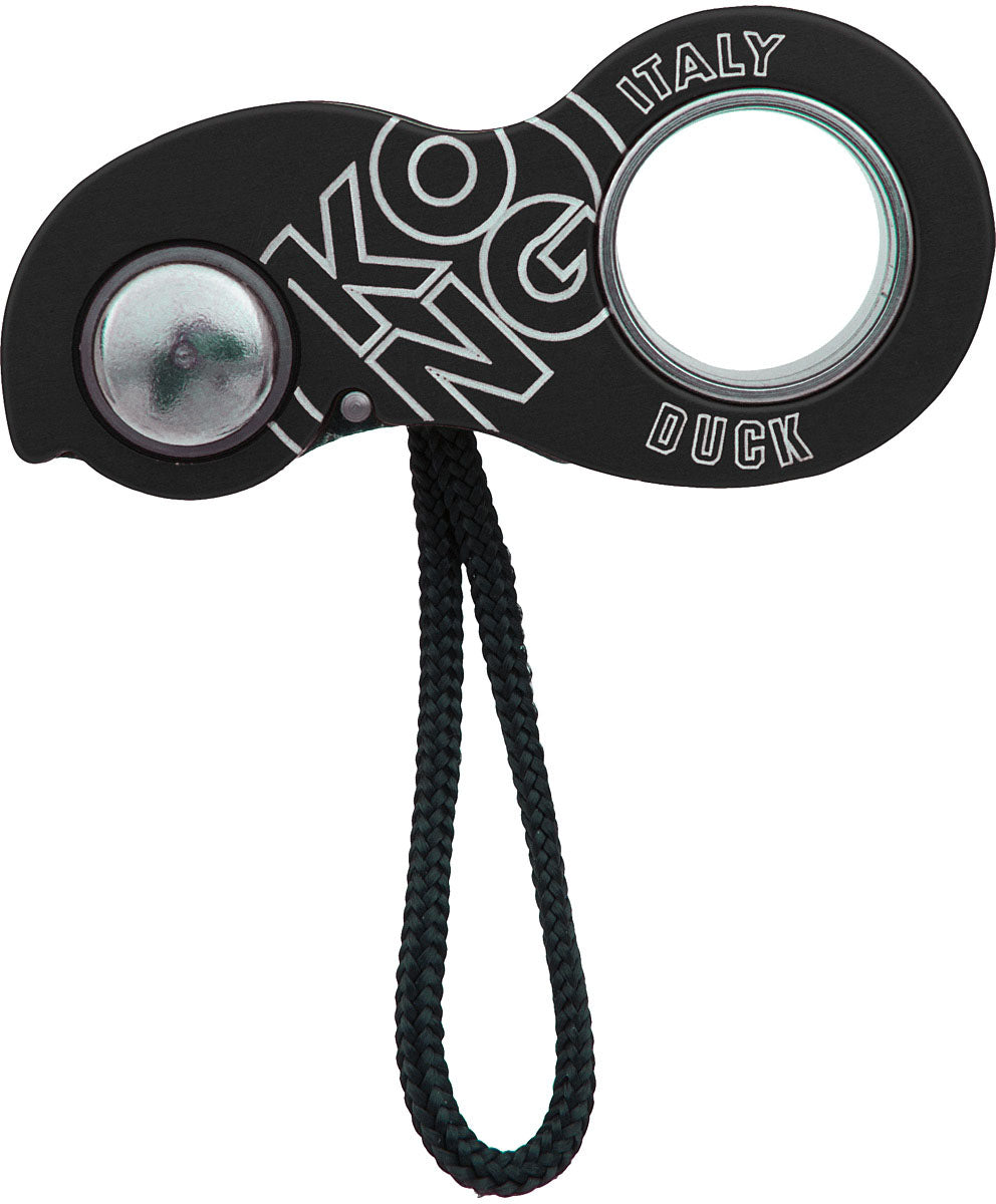 KONG Duck Rope Clamp/Ascender Black - Durable Climbing Hardware for Safety and Performance