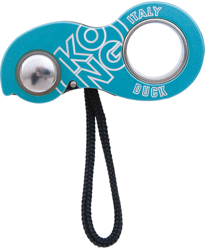 KONG Duck Rope Clamp/Ascender Cyan - Durable Climbing Equipment for Small to Medium Tasks