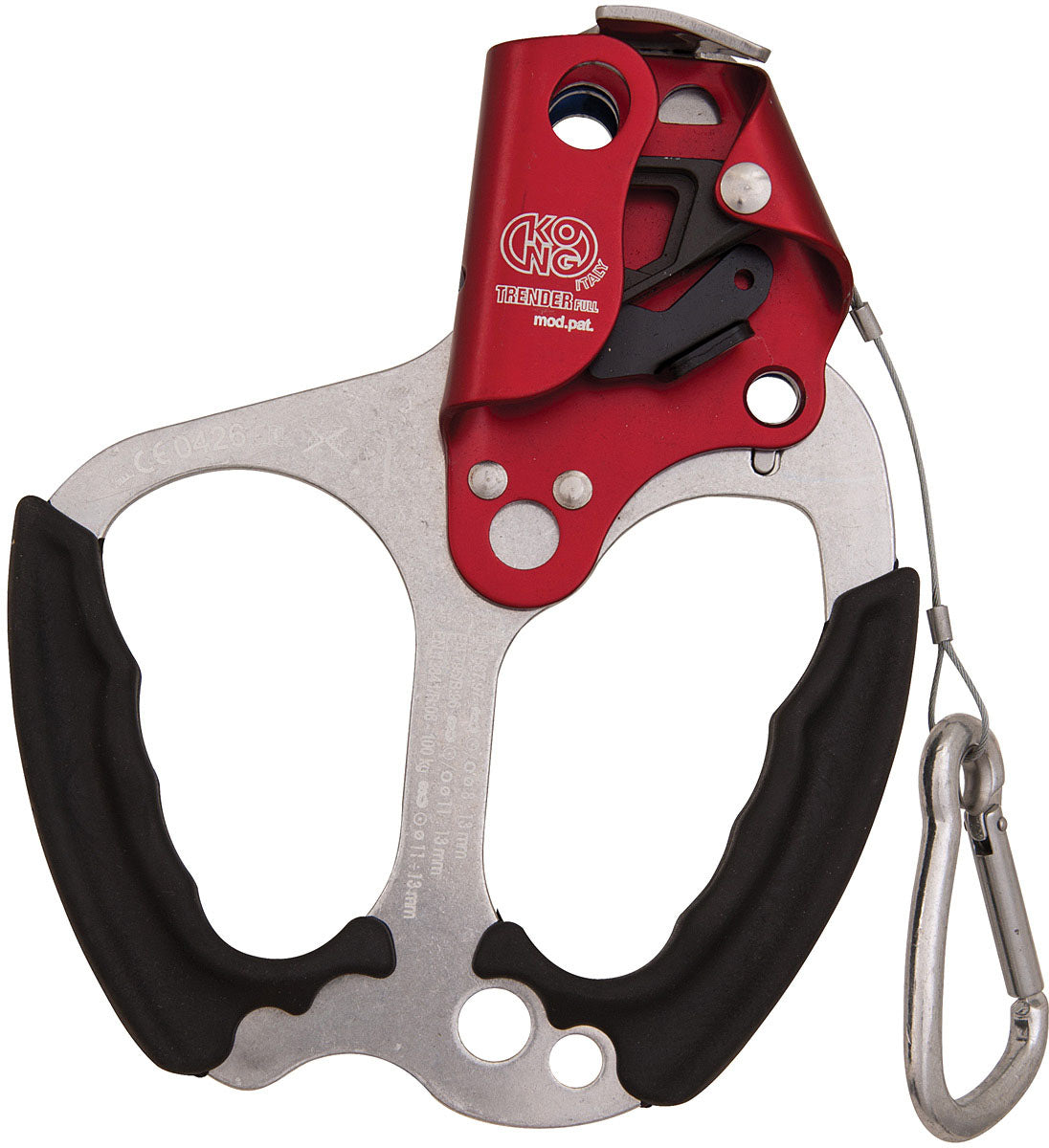 KONG Trender Double Ascender - Durable Climbing Carabiner for Outdoor Activities