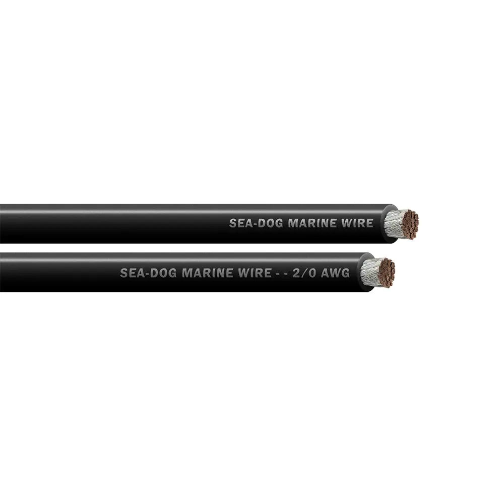 Sea-Dog 2/0 AWG Black Battery Cable - 25 Feet
