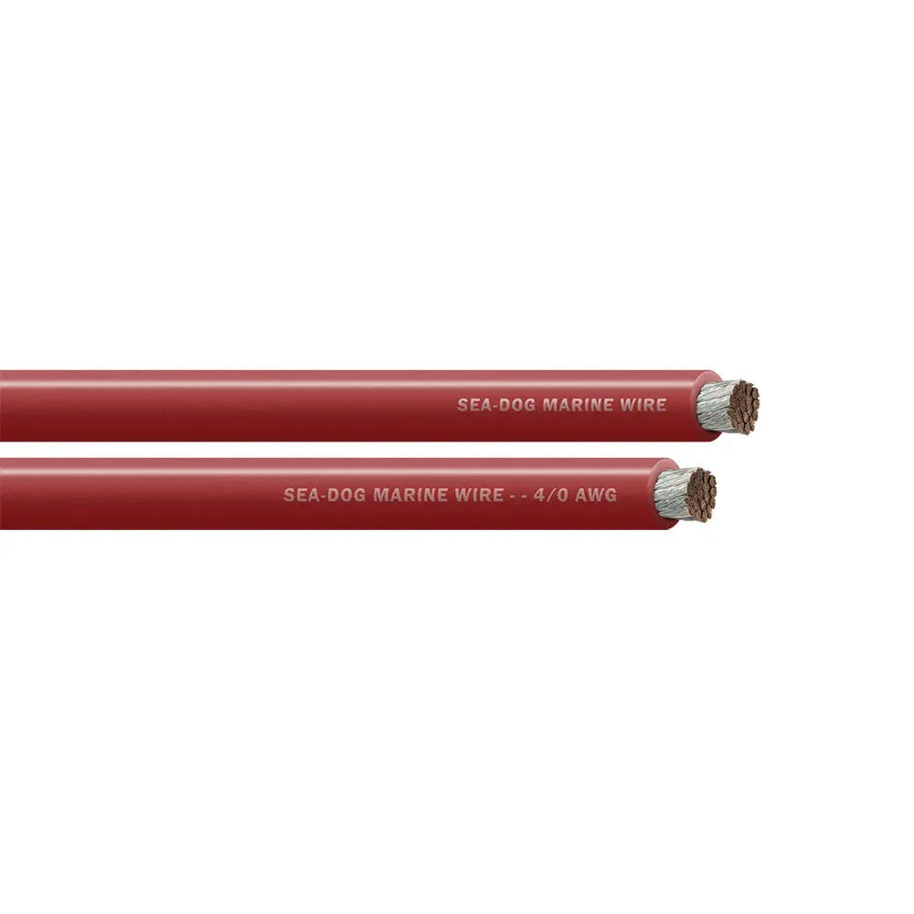 Sea-Dog 4/0 AWG Red Marine Battery Cable - 25 Feet