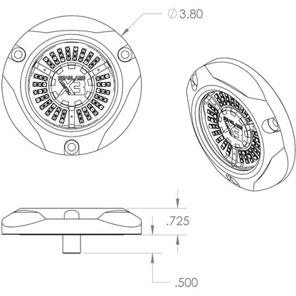 Lumitec SeaBlaze X3 LED Underwater Light - Spectrum with DryLock Technology