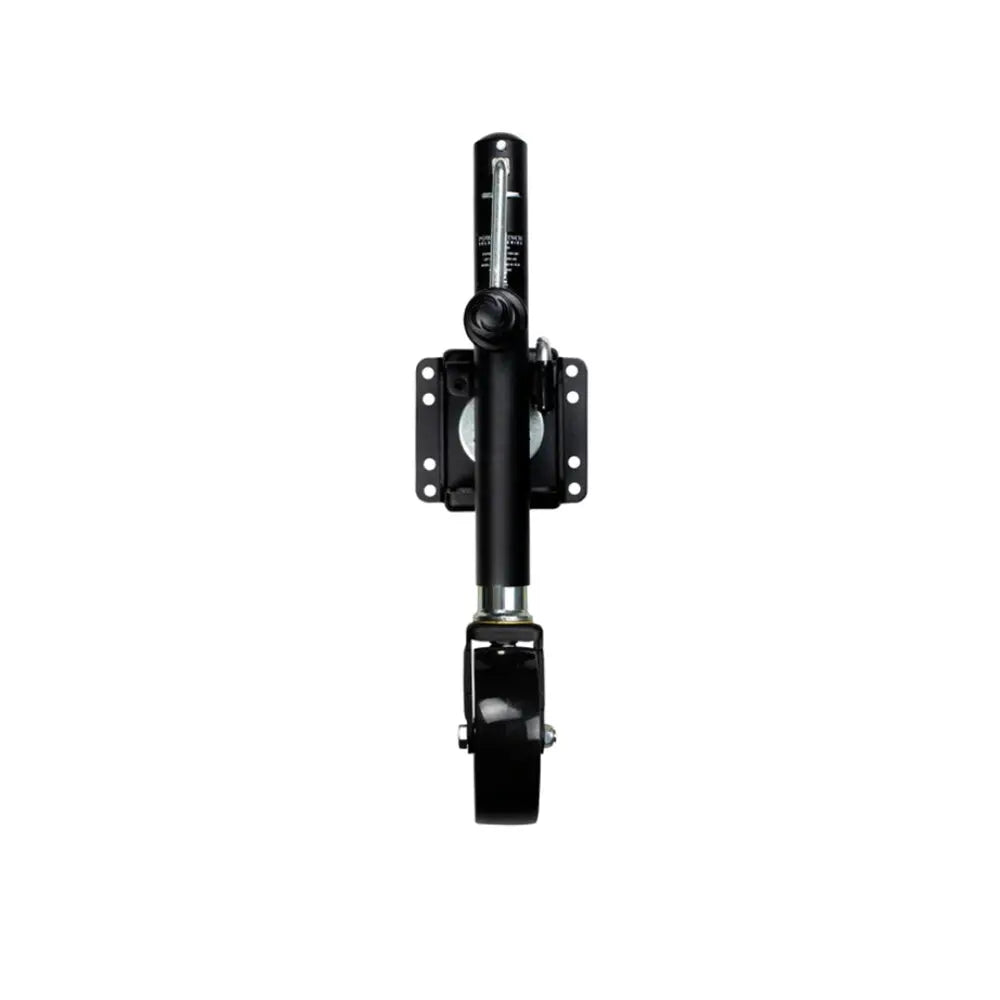 Powerwinch Select Series Weld-On Trailer Jack - 1200lb Capacity, Single Wheel, Carbon Black Finish