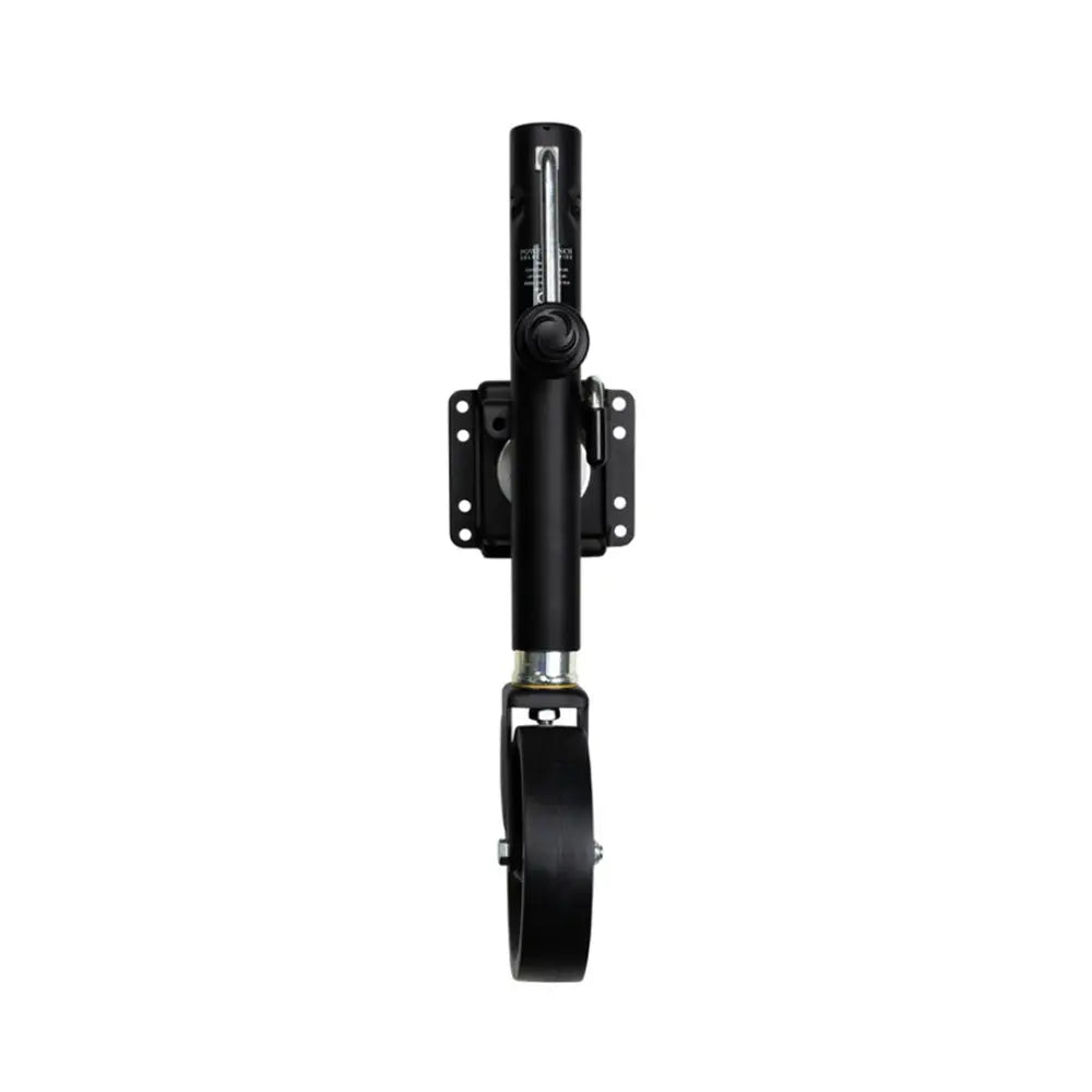 Powerwinch Select Series 1500lb Weld-On Trailer Jack with Single Wheel in Carbon Black