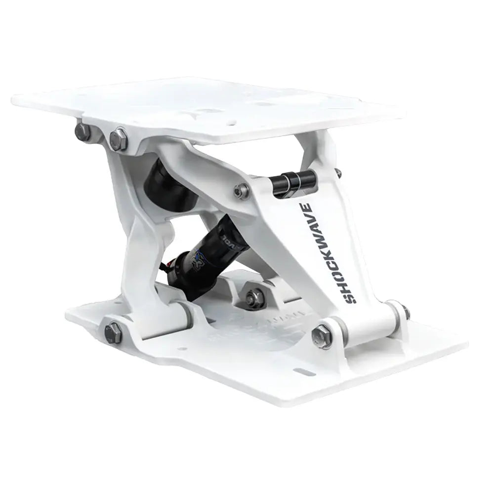 Shockwave Seats S5-LW Suspension Base - White for Marine Applications