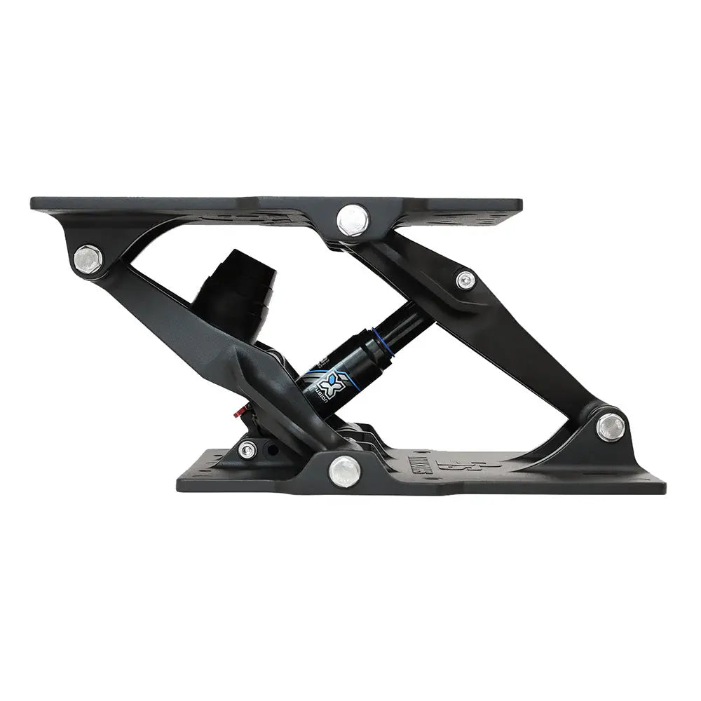 Shockwave Seats S5-LW Suspension Base in Black with Adjustable Shock for Marine Use