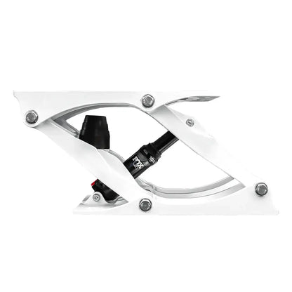 Shockwave Seats S5-AL Suspension Base - White for Enhanced Ride Comfort and Safety