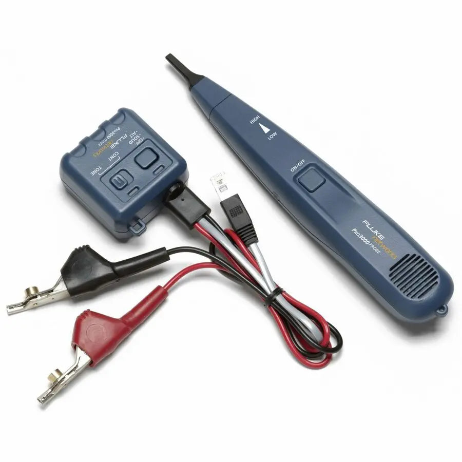 Fluke Networks Pro3000 Series 26000900 Analog Tone and Probe Kit for Wire Identification