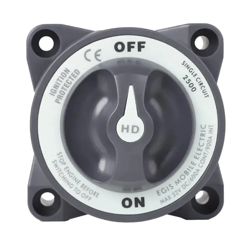 Egis Mobile Electric Heavy Duty Series 600A Off/On Battery Switch