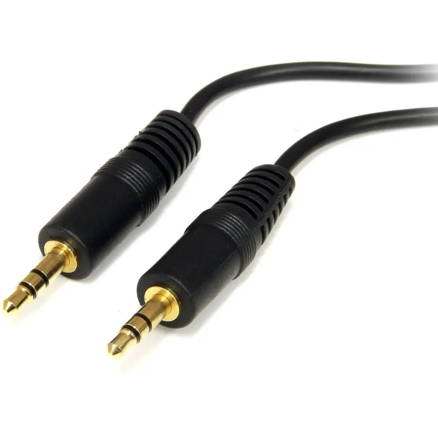 StarTech.com 6 ft 3.5mm Stereo Audio Cable - M/M - Reliable Mini-Phone Connectors for Clear Sound