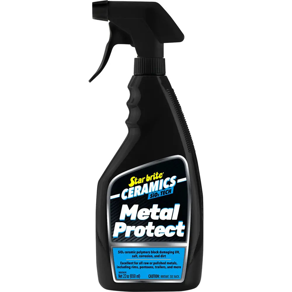 Star brite Ceramic Metal Protect SiO2 Polymer Protection 22 oz for Pontoons, Trailers, and Marine Hardware