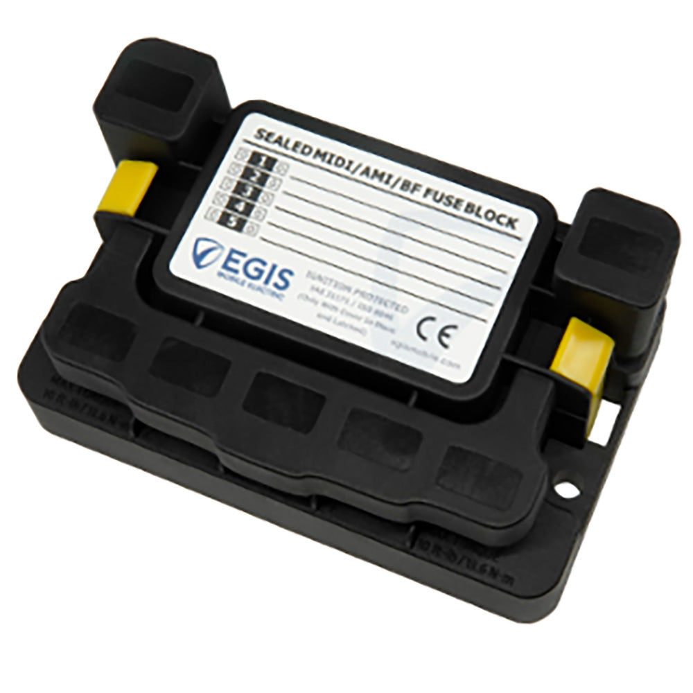 Egis Mobile Electric 6151-220 150A Dual Stud Common Busbar with 20 Screws and Cover