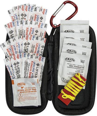 LIFELINE HRD Shell First Aid Kit Small 30 Pc - Compact Emergency Medical Supplies