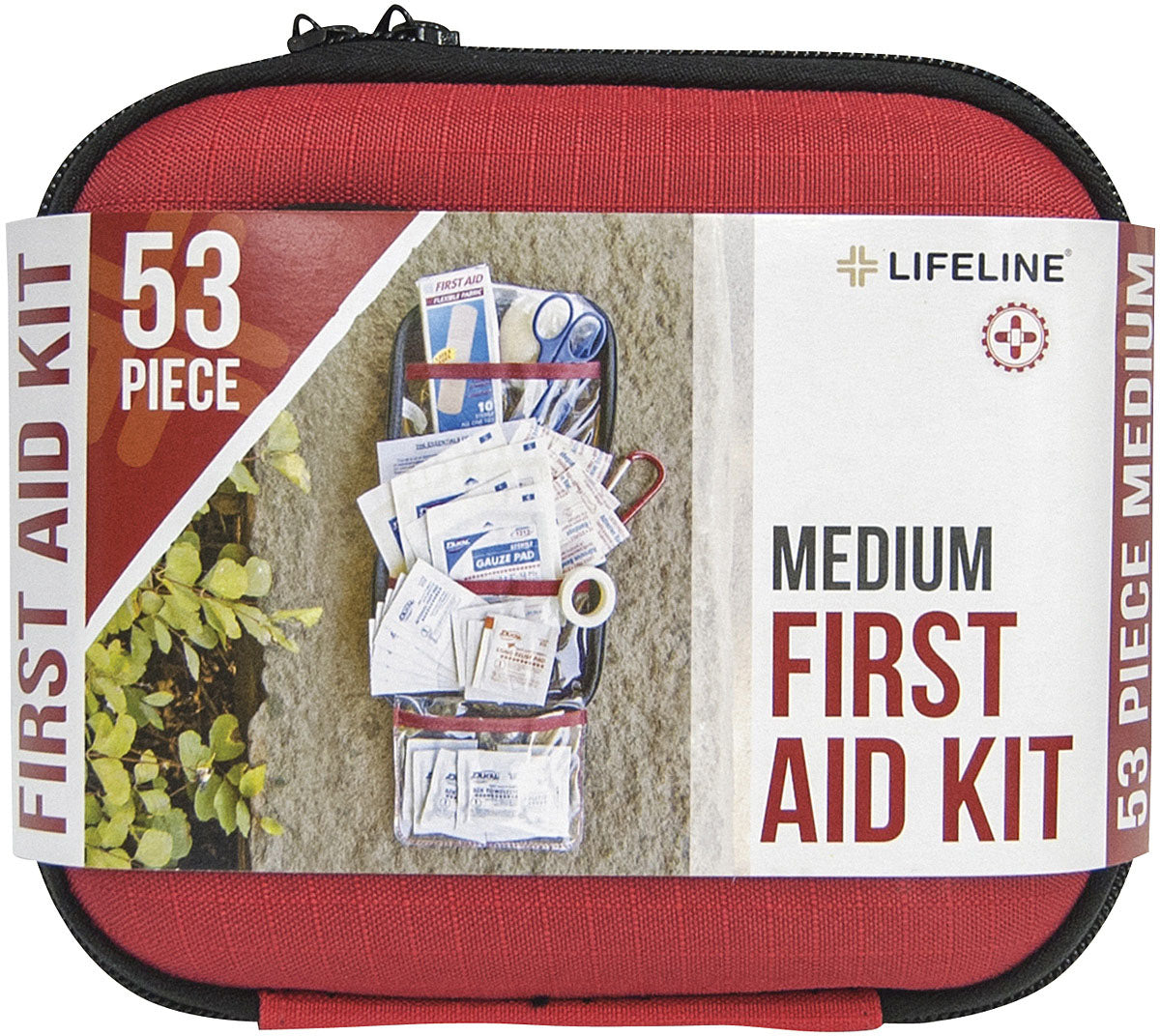LIFELINE HRD Shell First Aid Kit, Medium 53-Piece