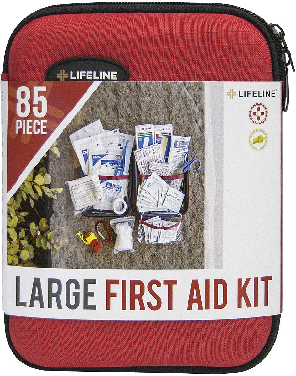 LIFELINE HRD Shell First Aid Kit Large 85 Pc - Emergency Medical Supplies