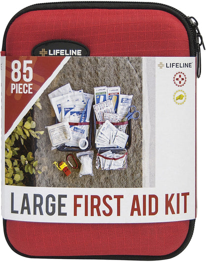LIFELINE HRD Shell First Aid Kit Large 85 Pc - Emergency Medical Supplies