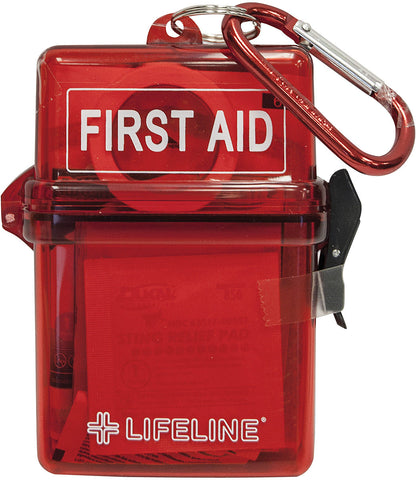 LIFELINE Weather Resist First Aid Kit - Compact Emergency Medical Supplies