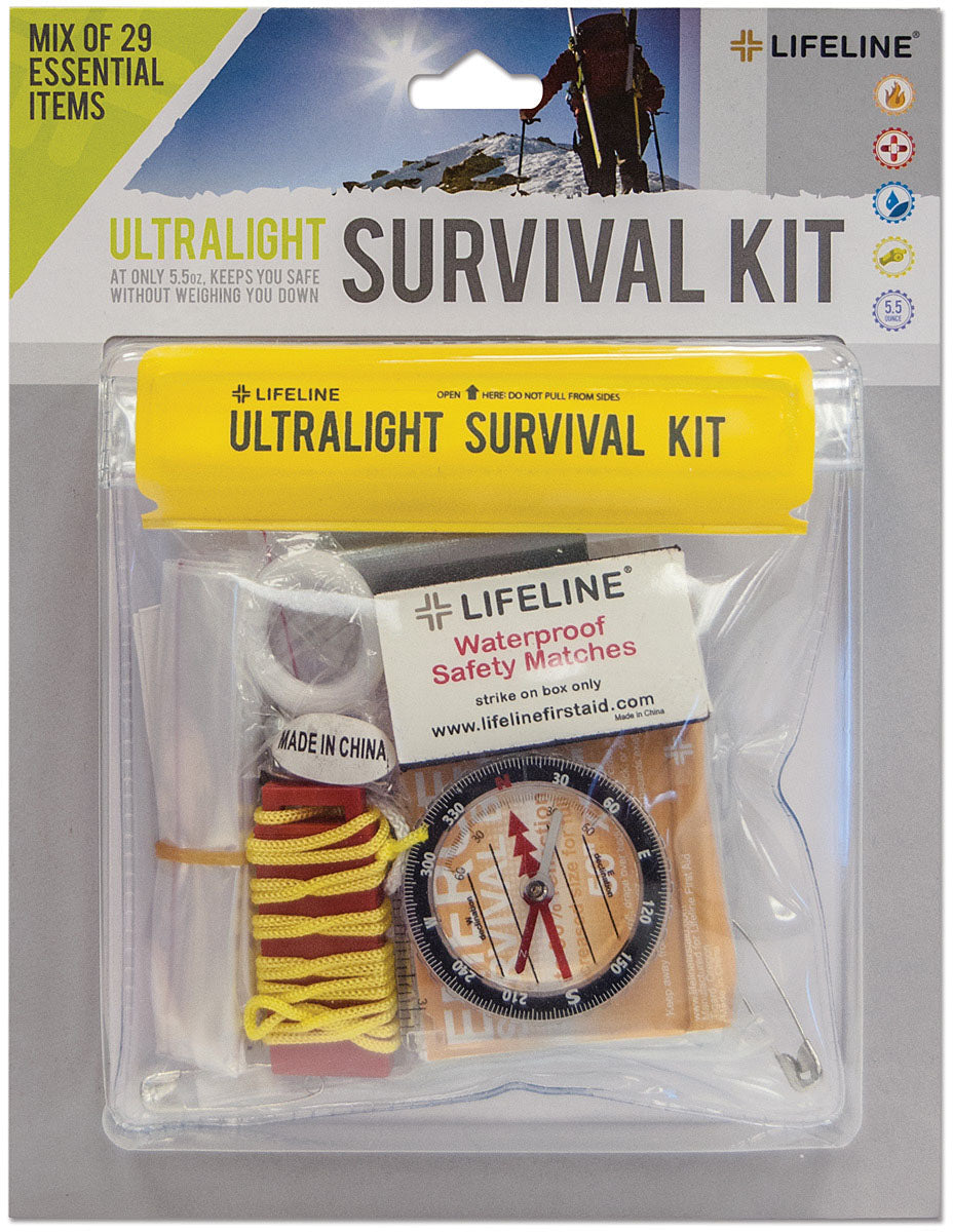 LIFELINE Ultralight Survival Kit - Compact Emergency Preparedness Gear