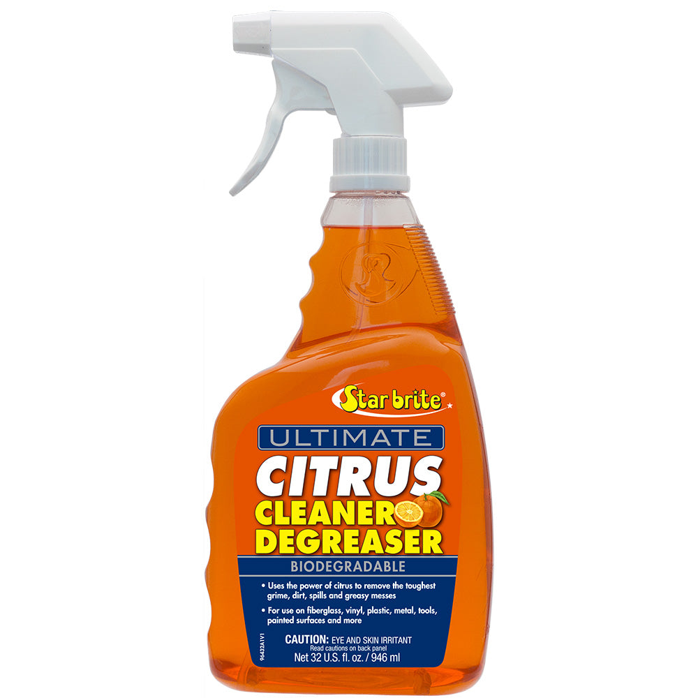 Star brite Ultimate Citrus Cleaner & Degreaser – 32 oz Biodegradable Multi-Surface Cleaner