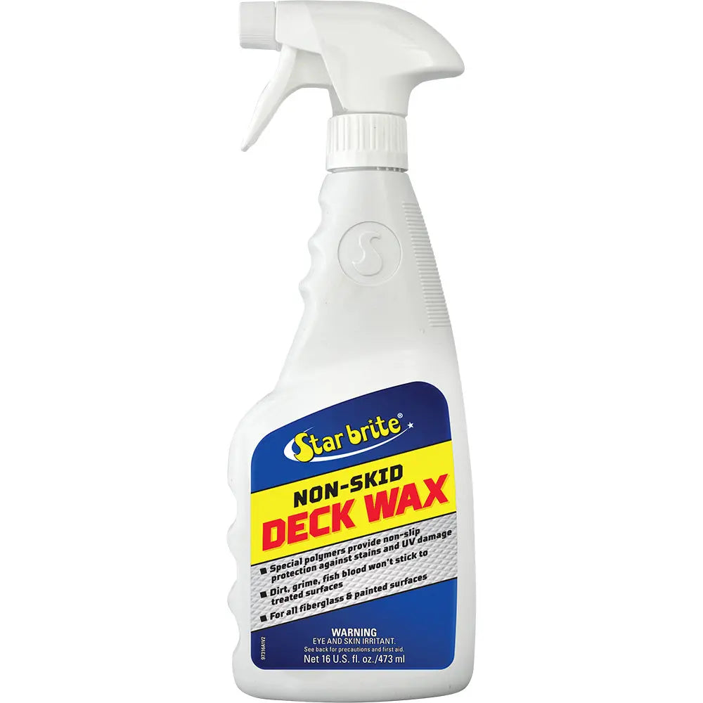Star brite Non-Skid Deck Wax Spray - 16 oz for Fiberglass and Painted Boat Surfaces