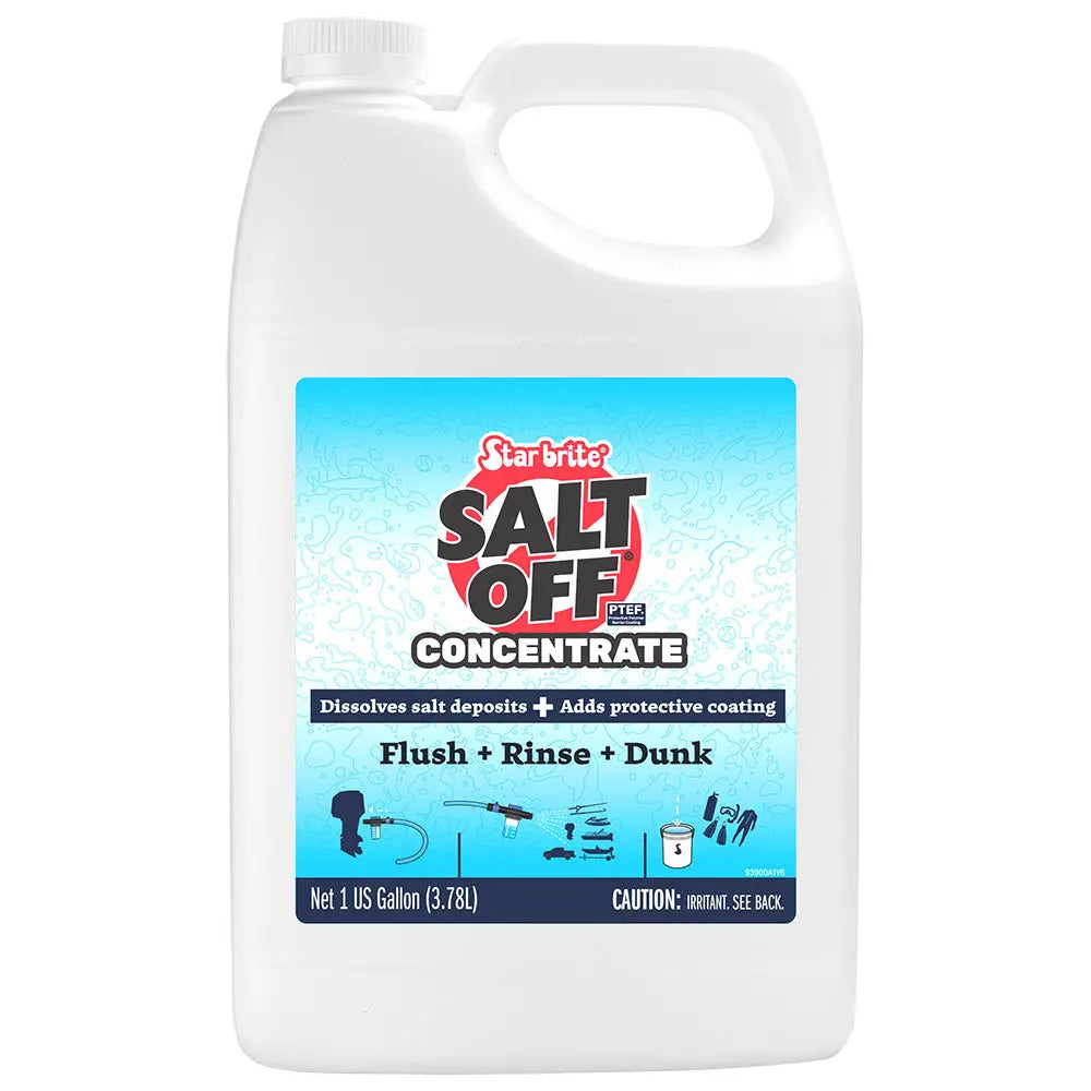 Star brite Salt Off Concentrate - Salt Remover and Engine Flush, 1 Gallon