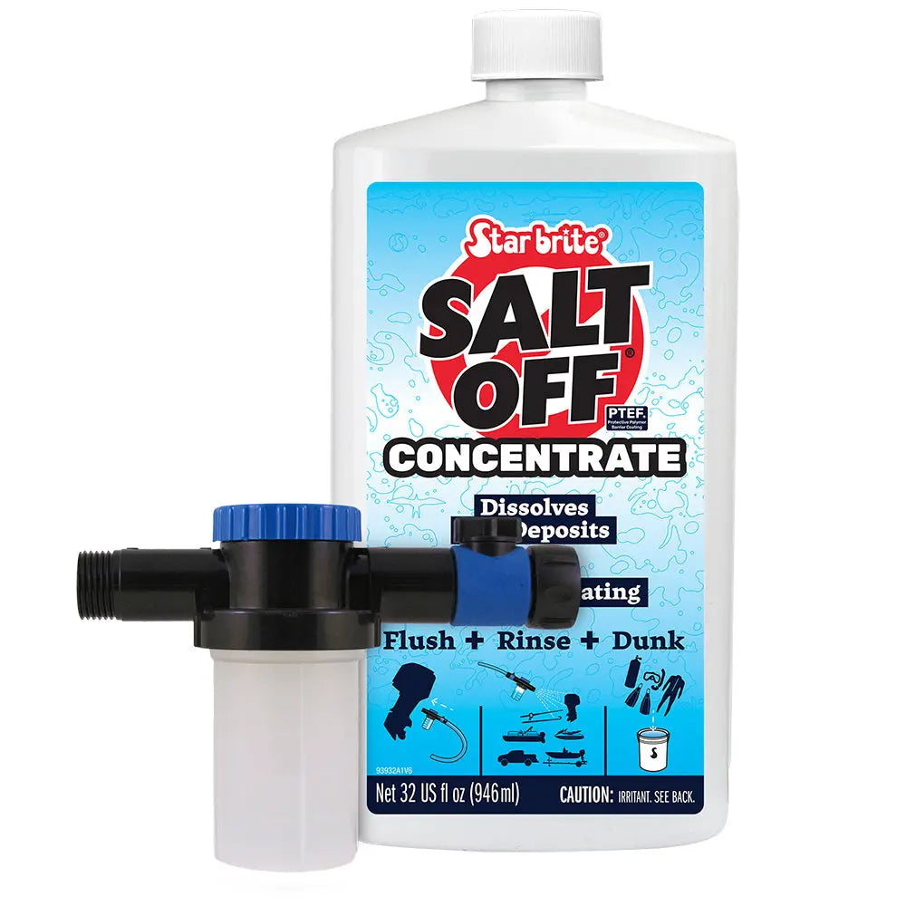 Star brite Salt Off Concentrate Kit with Applicator - 32 oz for Salt Removal and Surface Protection