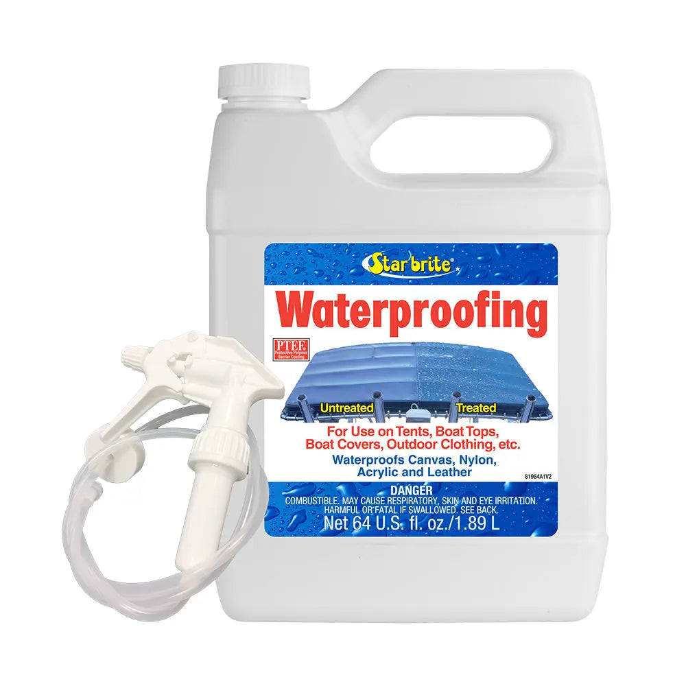 Star brite Waterproofing Spray & Stain Protection - 64 oz for Outdoor Fabrics
