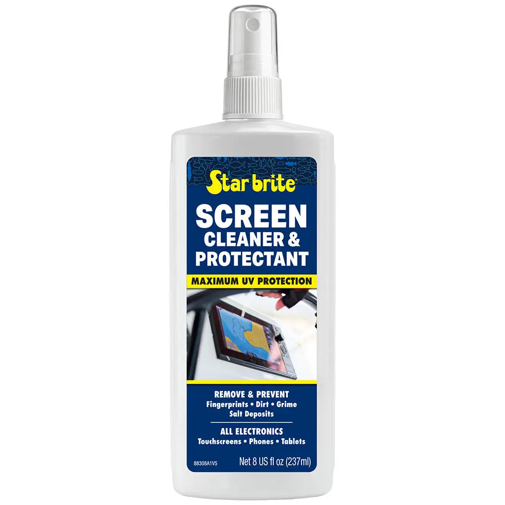 Star brite Screen Cleaner & Protectant - 8 oz for Marine Electronics, Smartphones, and Tablets