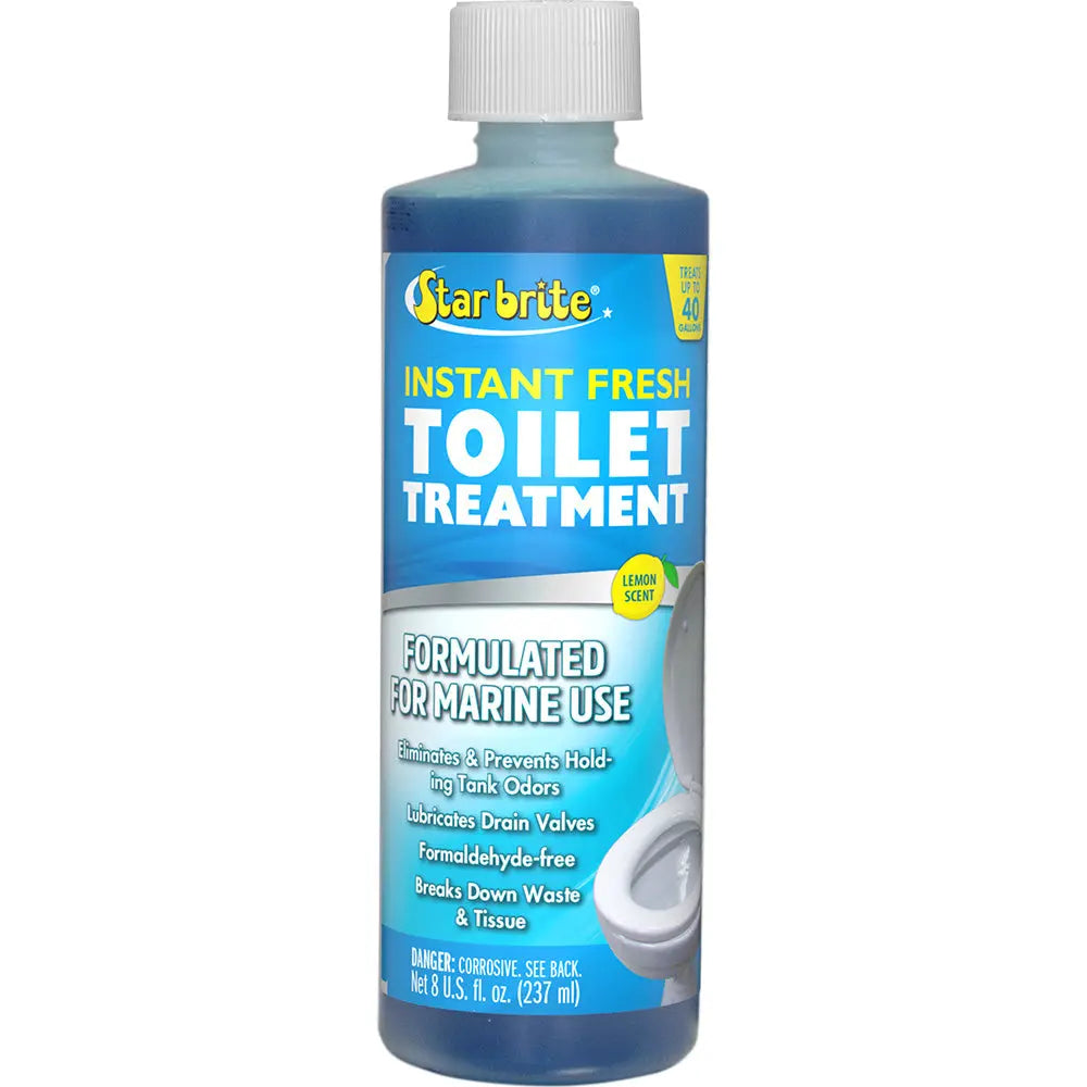 Star brite Instant Fresh Toilet Treatment Lemon Scent - 8 oz Pack of 6