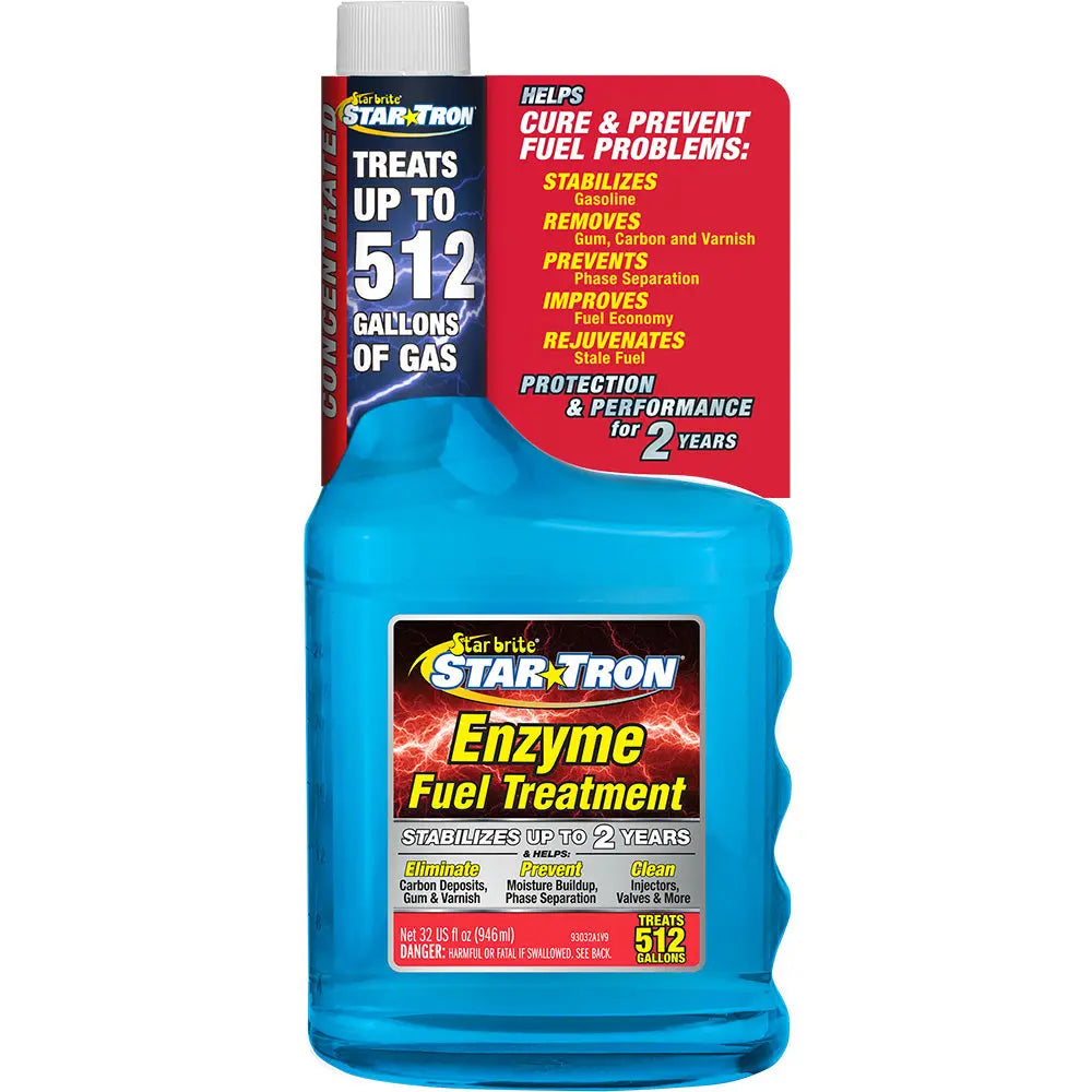 Star brite Star-Tron Enzyme Fuel Treatment - 32 oz for All Gas Engines and Fuel Types