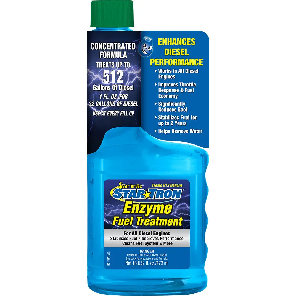 Star brite Star-Tron Diesel Enzyme Fuel Treatment 16 oz – Fuel System Cleaner and Stabilizer