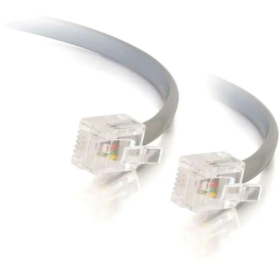 Legrand Group C2G 7ft RJ11 Modular Telephone Cable with Gold-Plated Connectors by Legrand Group