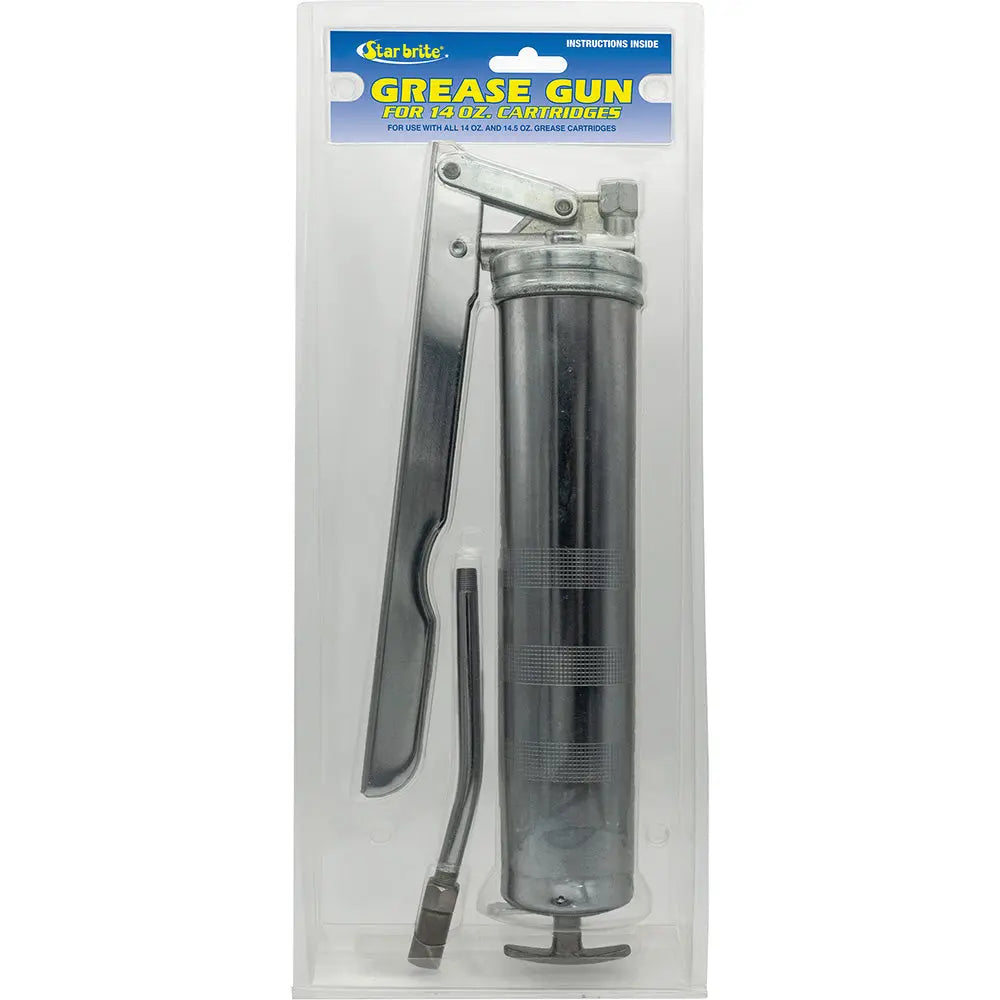 Star brite Heavy-Duty Lever Grease Gun for 14 oz Cartridges – Marine, Automotive & Industrial Use