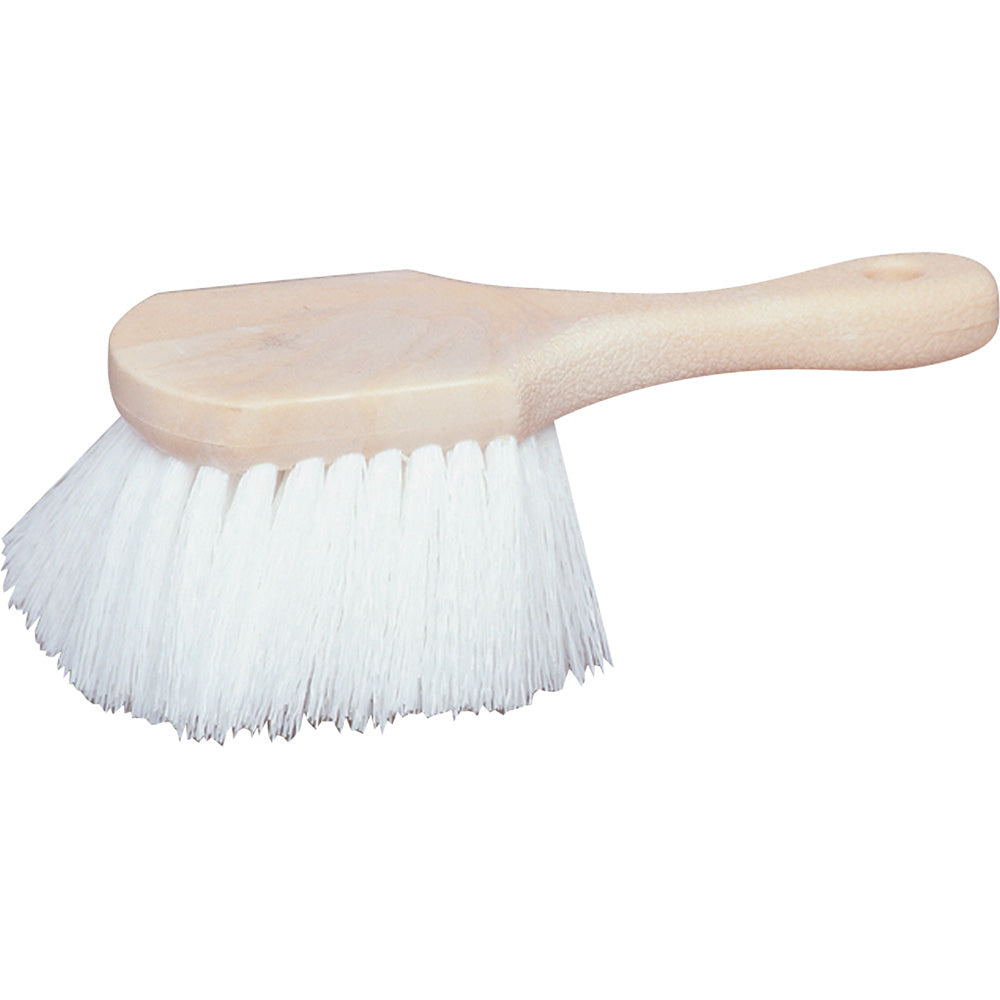 Star brite Marine-Grade Short Handle Scrub Brush with Star Prene Fibers
