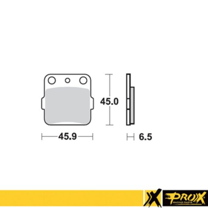 PROX Rear Brake Pad for Yamaha YZ80/85 (1993-2010) – Part Number 37.200802