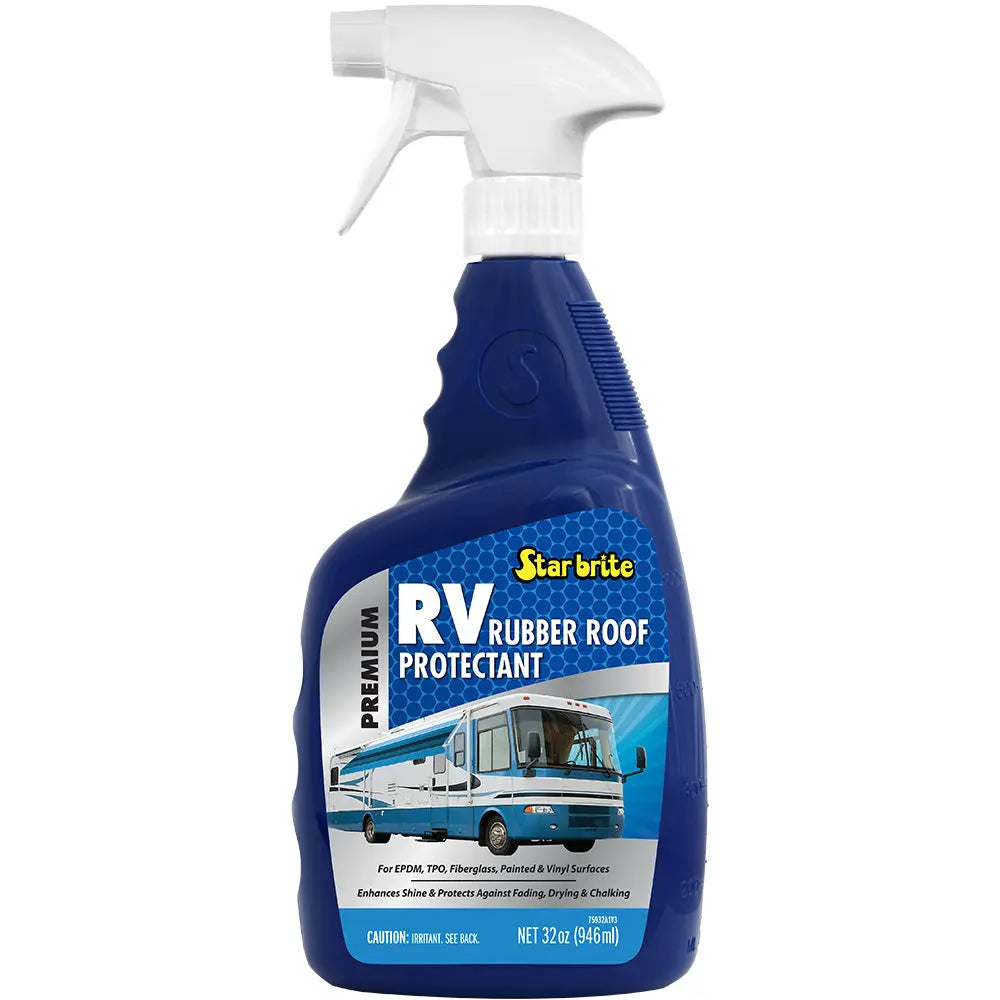 Star brite Premium RV Rubber Roof Protectant Spray - 32 oz for Long-Lasting Roof Protection
