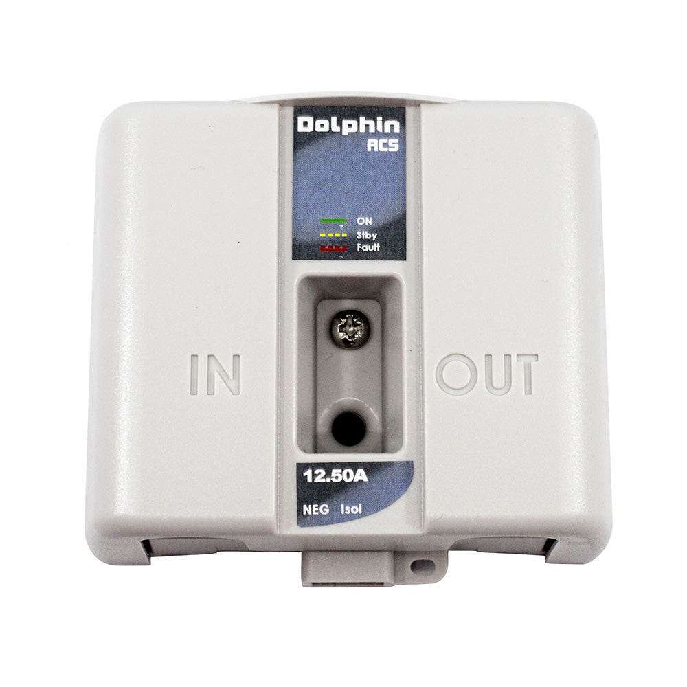 Dolphin Charger ACS Auto Charger Selector - 12V, 50A - Waterproof Voltage-Sensing Relay for Marine and Outboard Engines