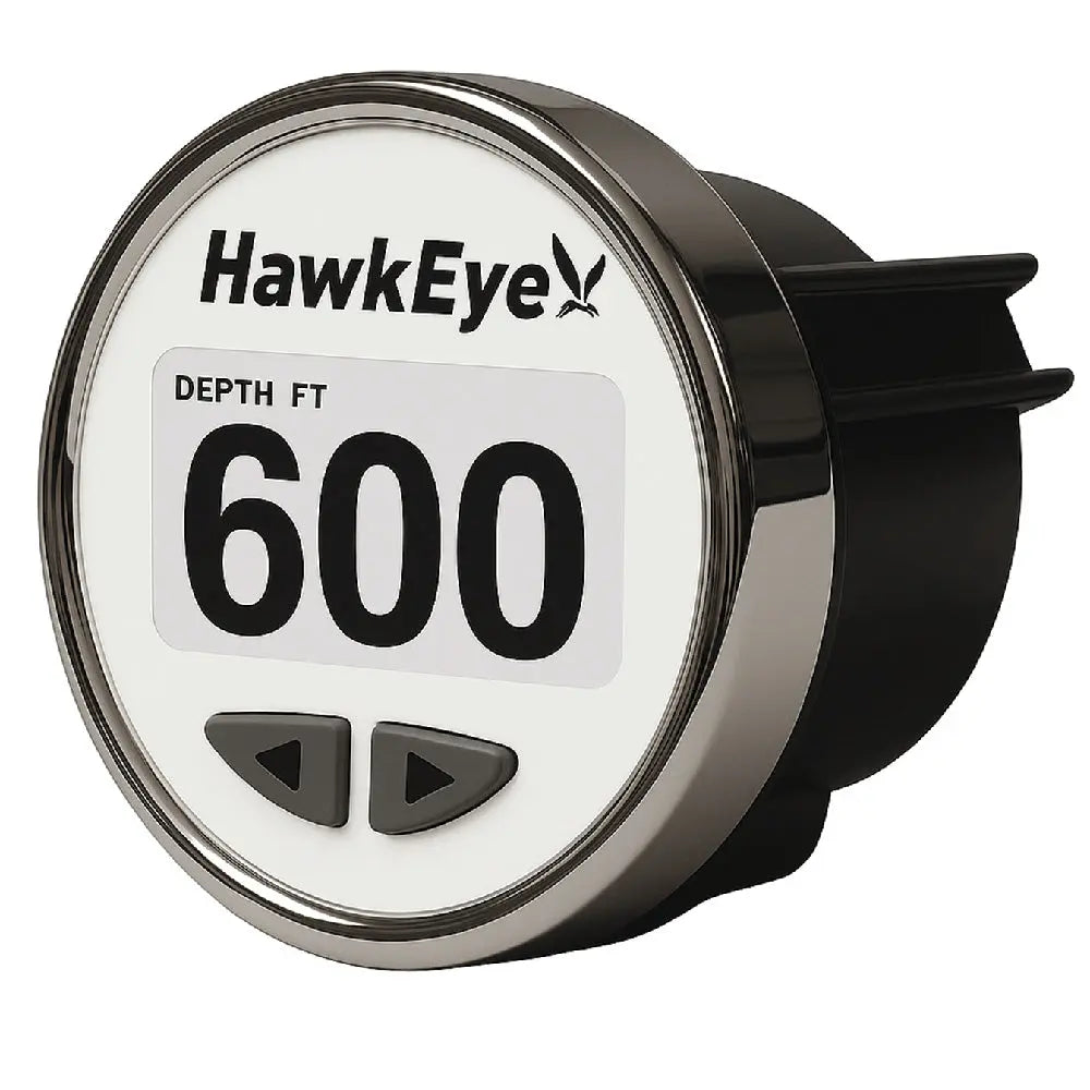 HawkEye DepthTrax Edge In-Dash Depth Finder with HD Color Display and TM Transducer