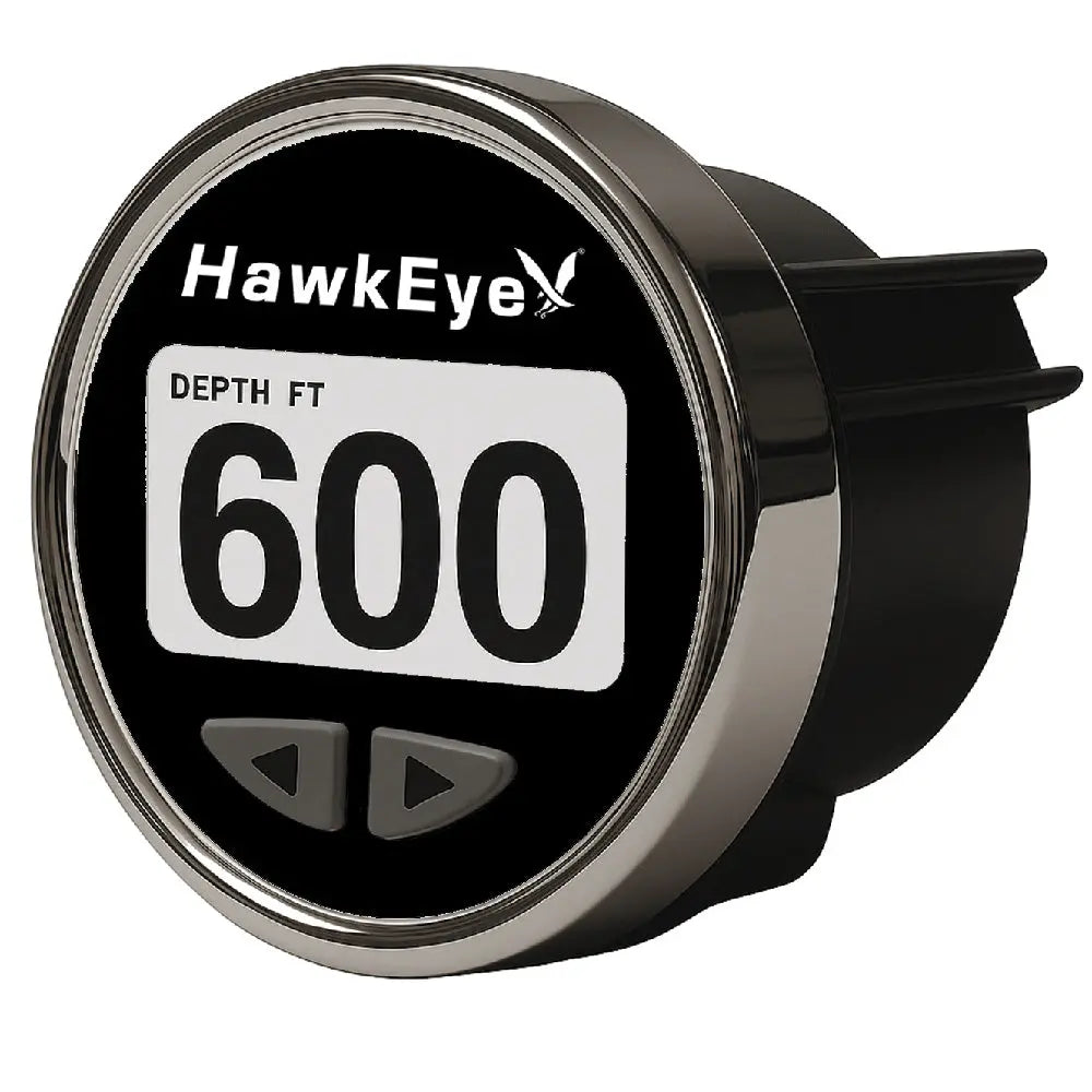 HawkEye DepthTrax Edge In-Dash Depth Finder with HD Color Display and TM Transducer