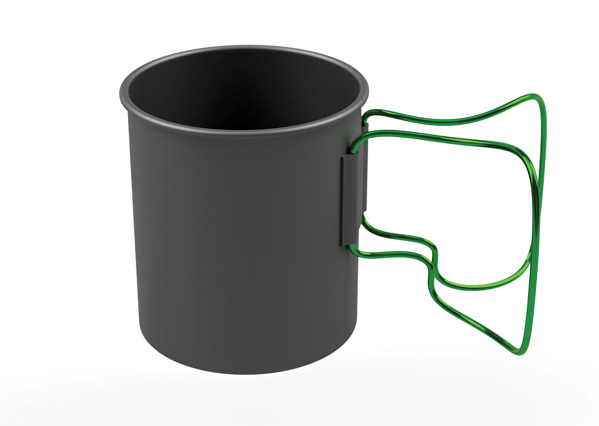 OLICAMP Space Saver Mug with Grip in Lime