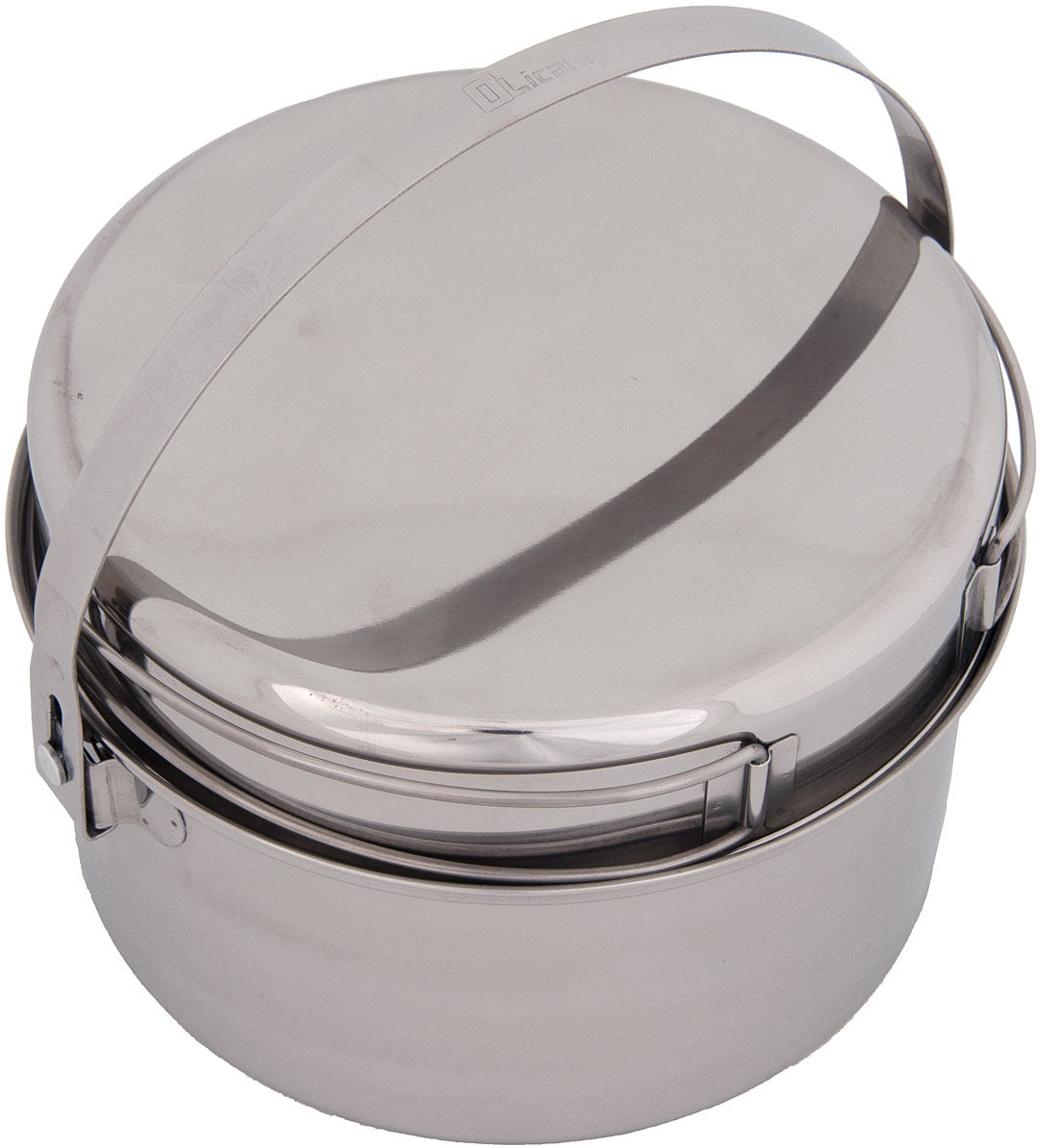 OLICAMP Ak Cookset Stainless Steel 3 Quart for Camping and Outdoor Cooking