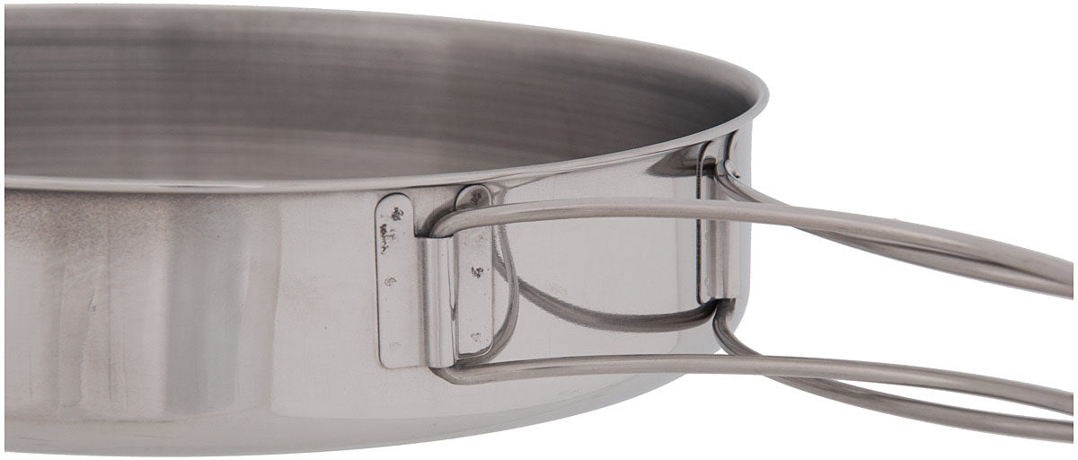 OLICAMP Ak Cookset Stainless Steel 3 Quart for Camping and Outdoor Cooking