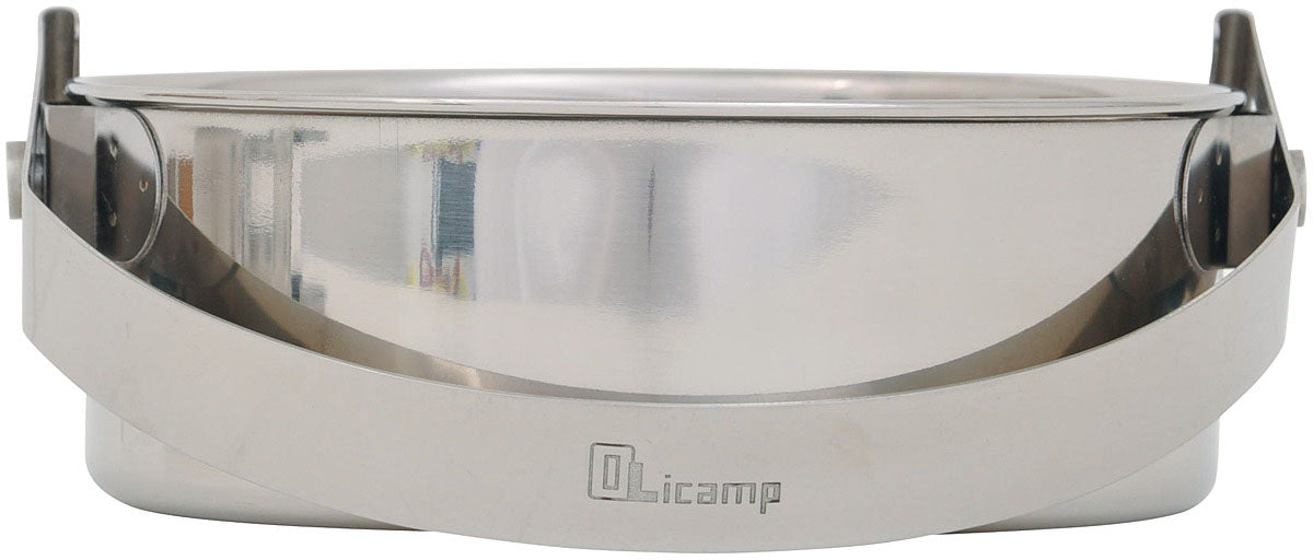 OLICAMP Stainless Steel Mess Kit - Durable Camping Dishware Set
