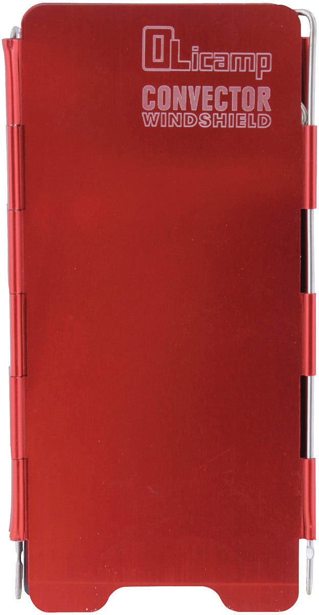OLICAMP Convector Windshield Red - Portable Vehicle Windshield Deflector