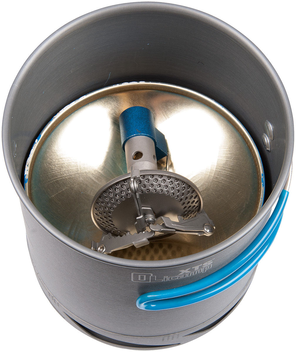 OLICAMP Kinetic Ti W X Ts PO T Combo – Lightweight Titanium Camping Cookware Set