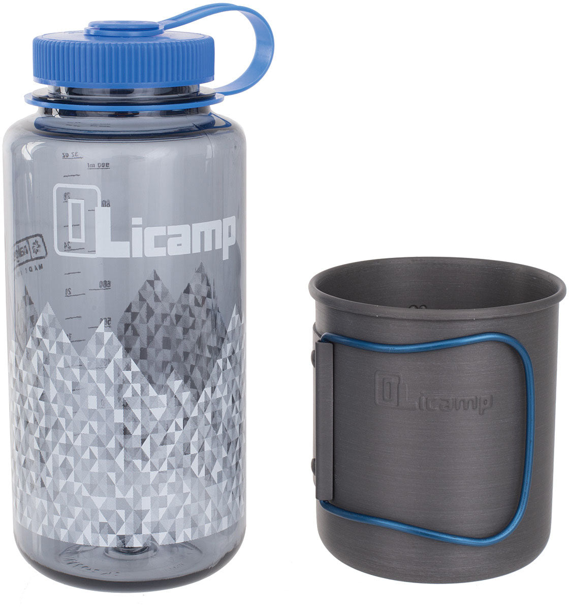 OLICAMP Space Saver Mug and Nalgene Combo for Compact Hydration and Coffee On-the-Go